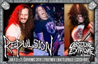 ARE WE DREAMING? NO IT'S REAL... US GRINDCORE PIONEERS REPULSION TO FINALLY RIP YOUR FACE AT OBSCENE EXTREME!!!