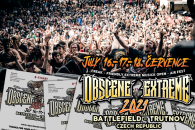 TICKETS FOR OBSCENE EXTREME 2021!!! 3 days, 50 bands and our favorite Battlefield!!!