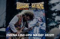 ZMĚNA LINE-UPU NA OEF 2022!!!