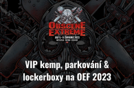 VIP kemp, parkování & lockerboxy na OEF 2023!!! 