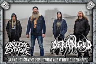 Mass murderers from Sweden, DERANGED, return to Trutnov's Battlefield after nine years to finish off the job - to eliminate the rest of the survivors with their brutal death metal!!!
