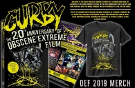 OBSCENE EXTREME 2019 – Čurby - The 20 Anniversary of OBSCENE EXTREME –  DVD, grab one at Brutal Assault!!!