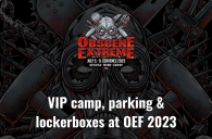 VIP camp, parking & lockerboxes at OEF 2023!!! 