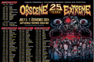  It's getting closer - only a month to go before all hell breaks loose and the full programme for OBSCENE EXTREME 2024 is finally here!!! 