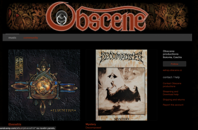 Obscene productions je na bandcampu!!!