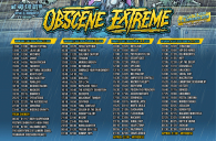 Obscene Extreme 2026 is getting closer and the complete schedule is finally here!!!