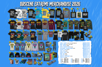 Objednej si merch přes OEF appku a vyzvedni rovnou na Obscene Extreme!!! 