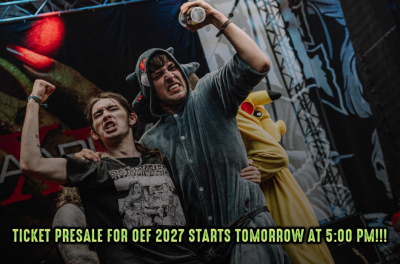 Buďte ready, předprodej EARLY BIRD vstupenek na OBSCENE EXTREME 2027 spustíme už zítra v 17:00!!!