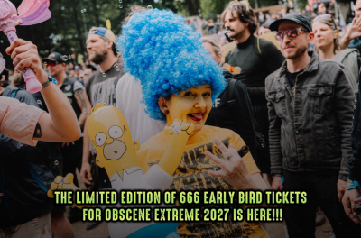 Limitovaná edice 666 kusů EARLY BIRD vstupenek na Obscene Extreme 2027 je tady!!! 