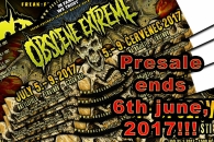 OBSCENE EXTREME 2017 TICKET PRESALE!!!